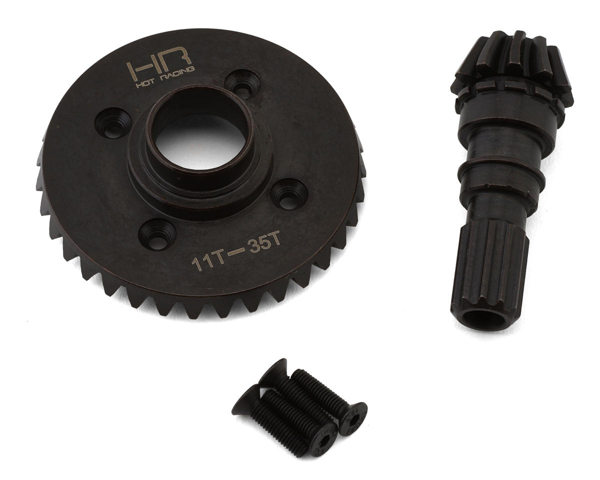 Hot Racing Steel Helical Differential Ring & Pinion Gear for Traxxas X-Max/XRT