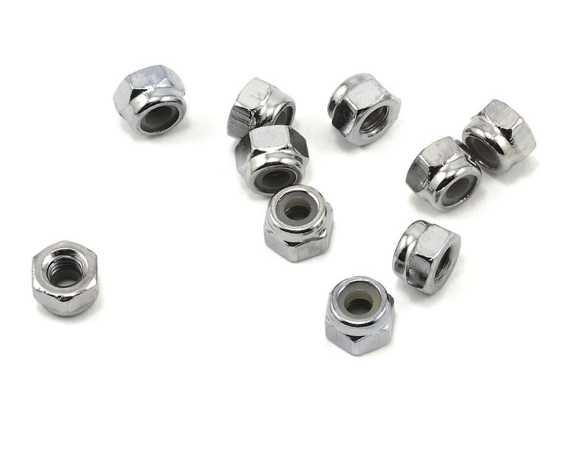 4 mm Nylon Lock Nuts (10)