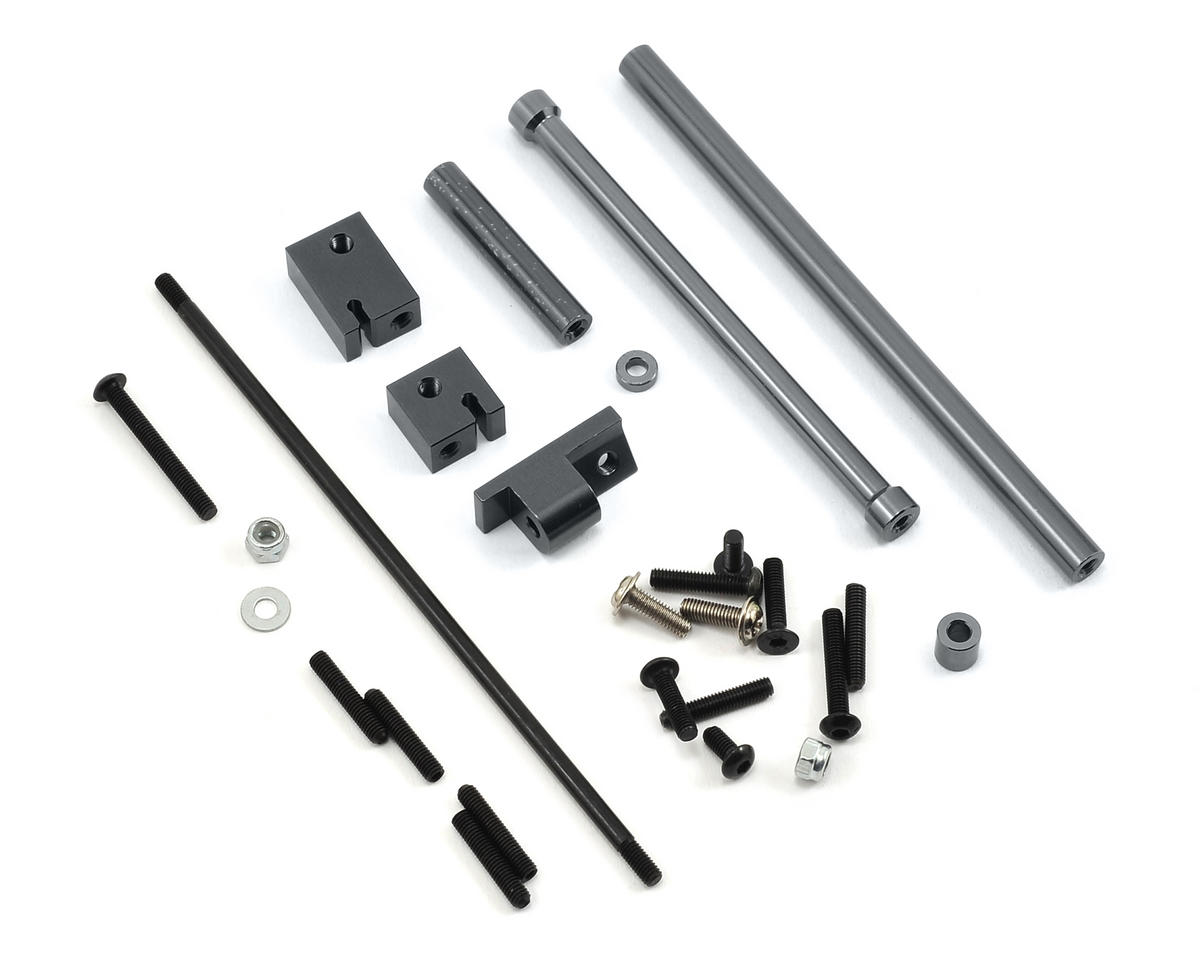 ST Racing Concepts SCX10 Aluminum Off-Axle Servo Mount/Panhard Kit (Gun Metal)