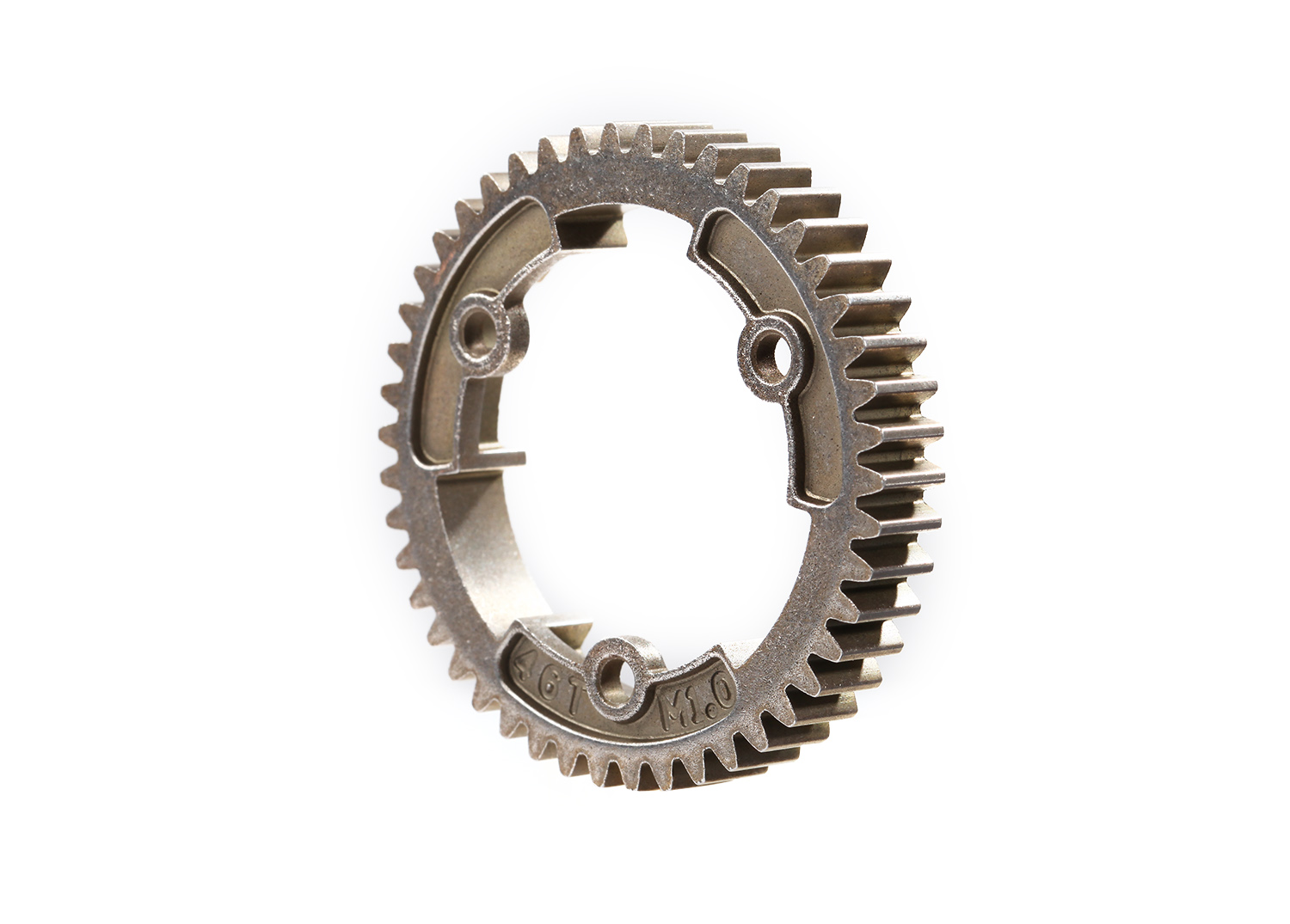 46-Tooth Wide-Face Steel Spur Gear (1.0 Mod)