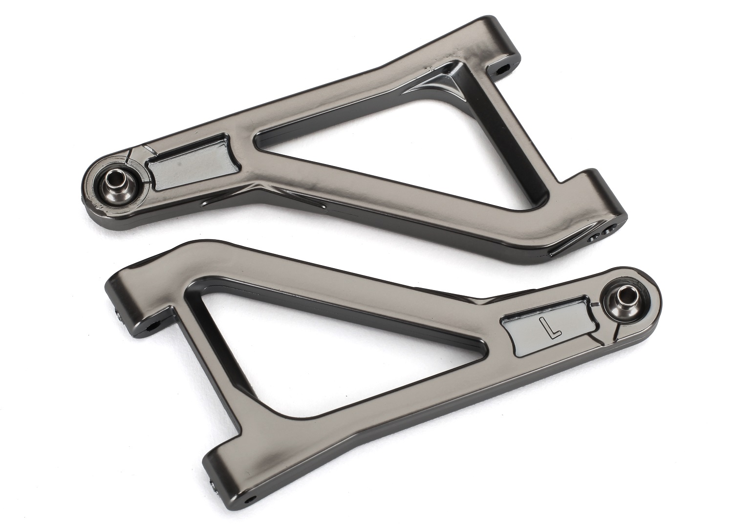 Satin Black Chrome Upper Suspension Arms (L&R)