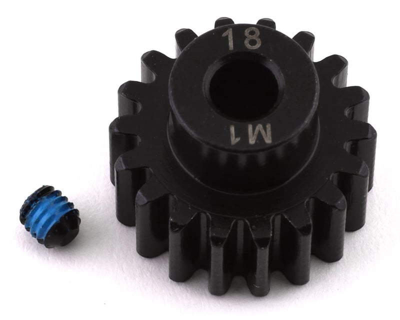 18-Tooth Machined Pinion Gear (1.0 Mod) 5 mm Bore