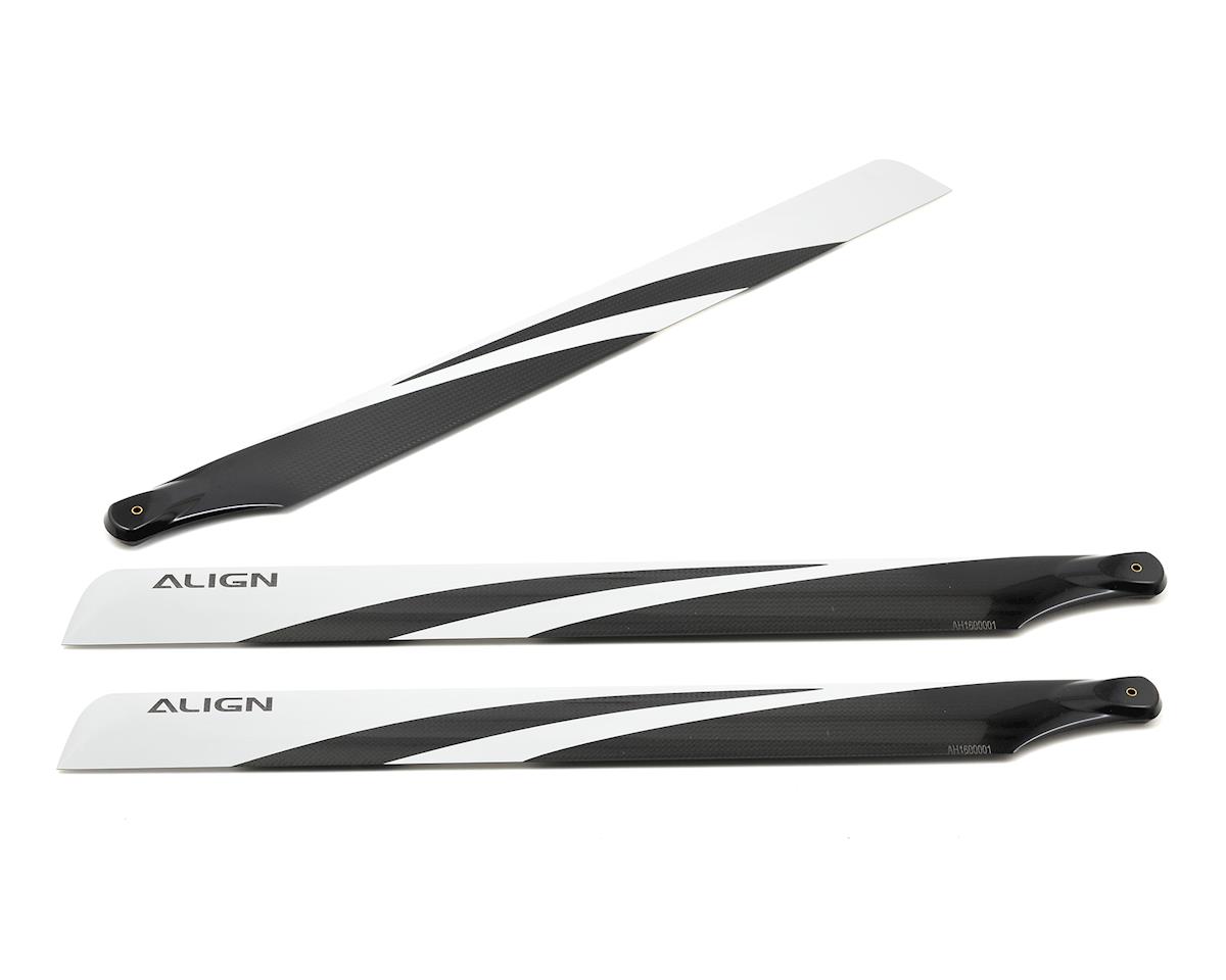 Align 520 Carbon Fiber Blades (3-Blade Set)