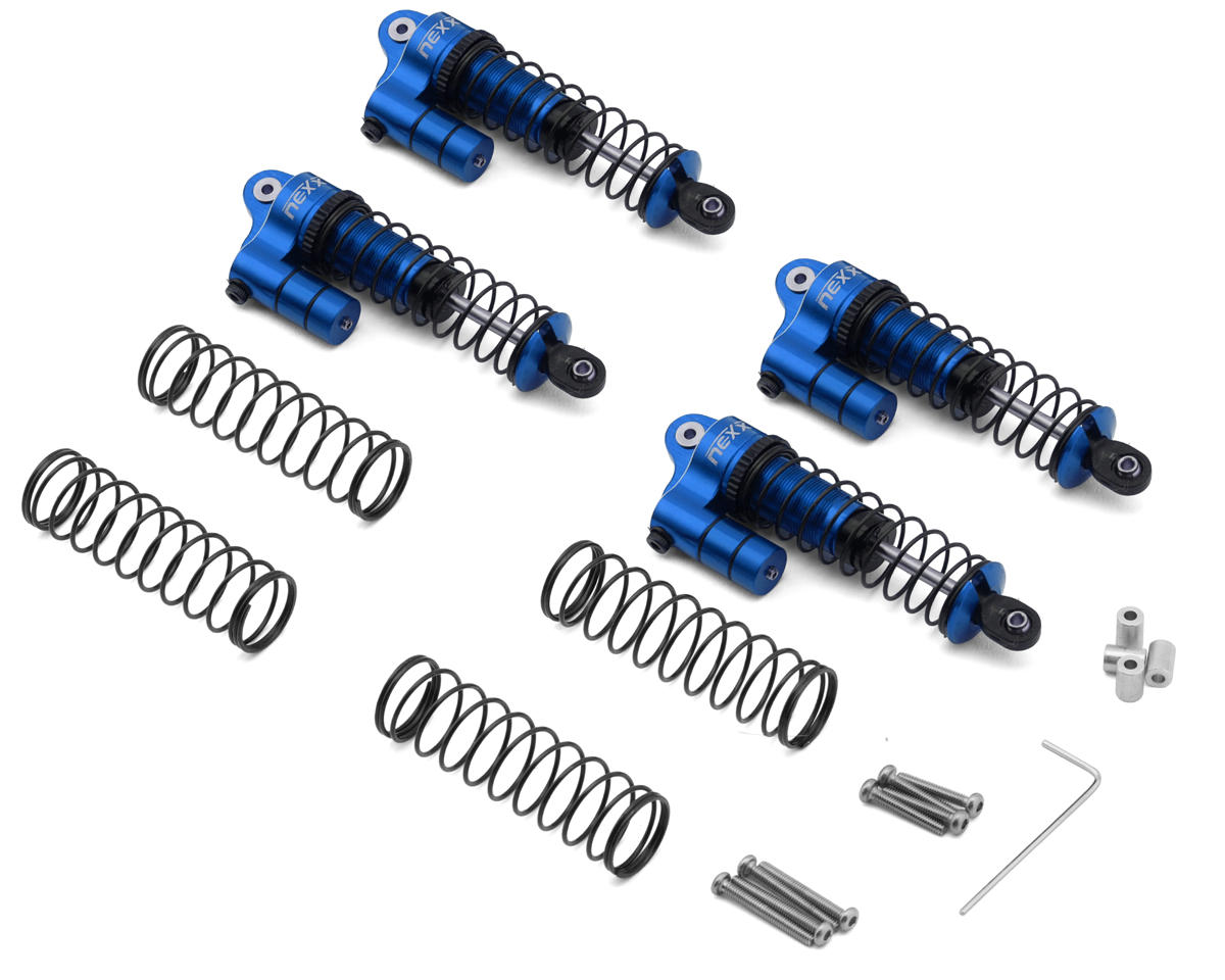 NEXX Racing Losi® Mini LMT 65mm Aluminum Oil-Filled Threaded Reservoir Shocks