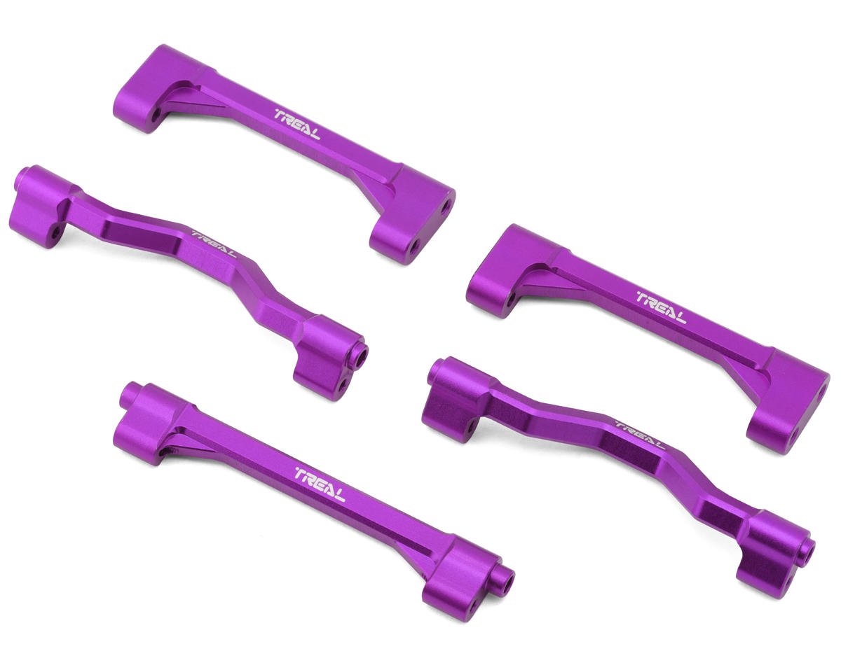 Treal Hobby Losi® LMT™ Aluminum Chassis Cross Brace Set (Purple) (5)