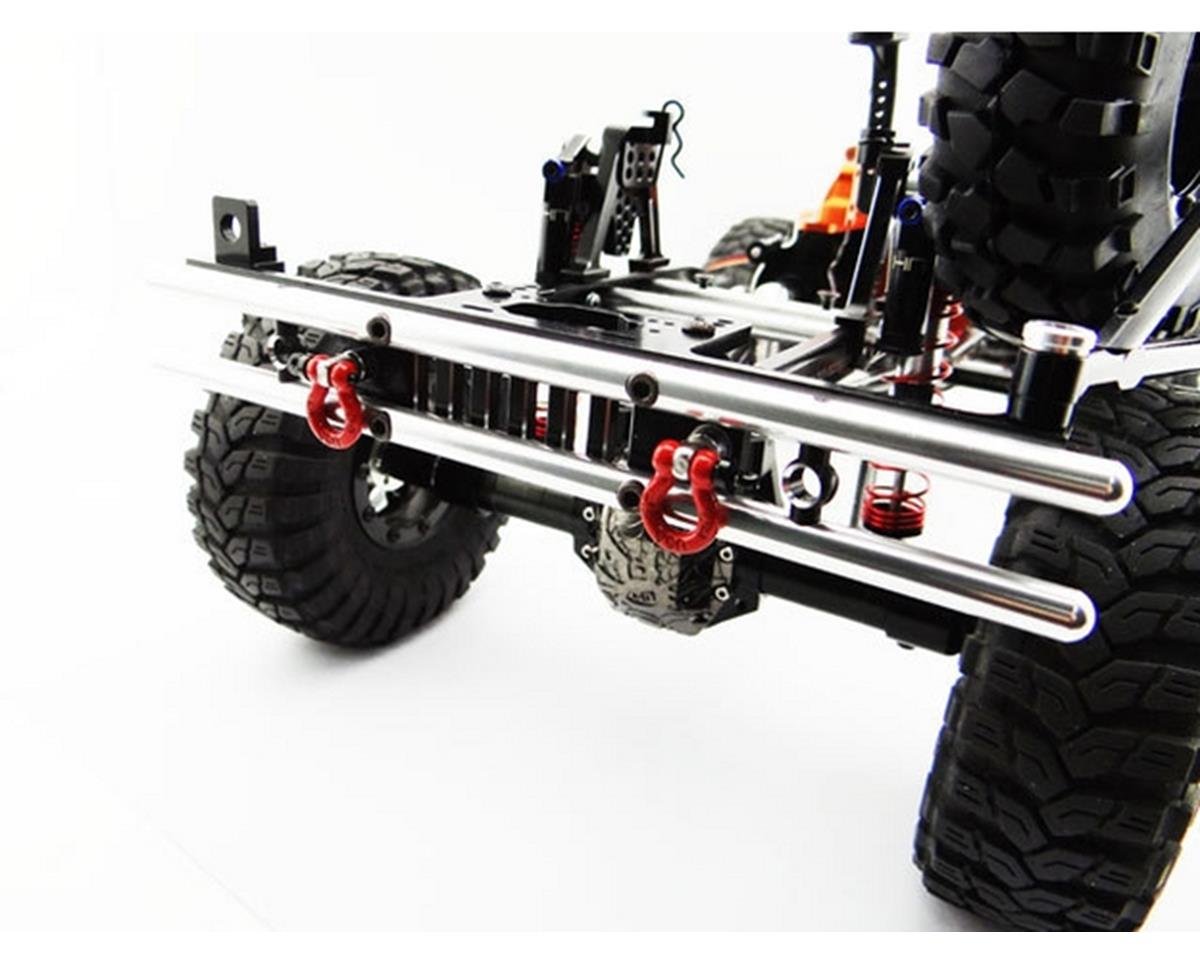 Hot Racing Axial SCX10 II Tubular Rear Bumper w/ Winch & Light Mount