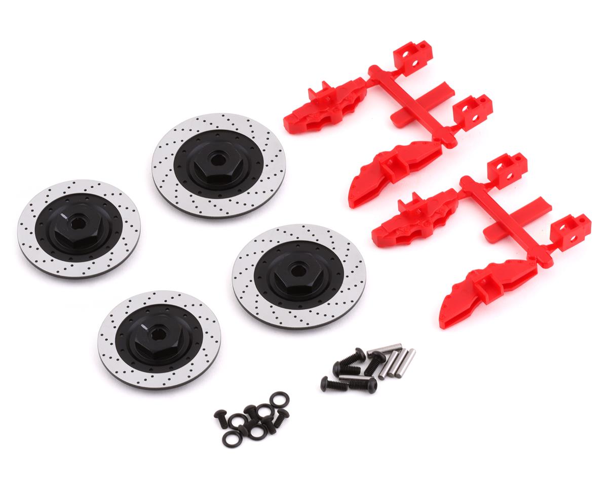 MST Alum. wheel hubs 6mm (large brake disc shaped)