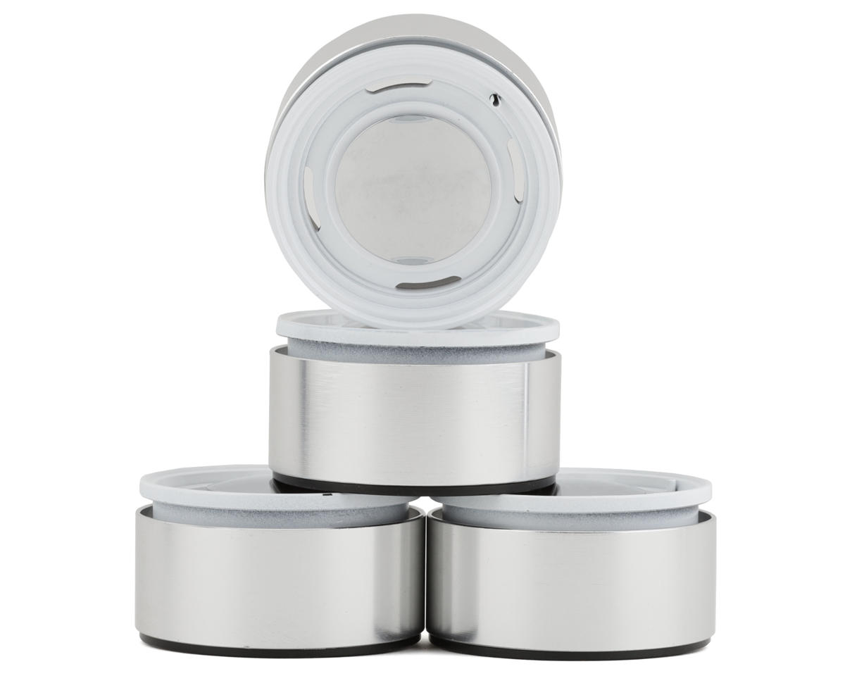 RC4WD Analog 1.9'' Aluminum CAP Wheels (White) (4)