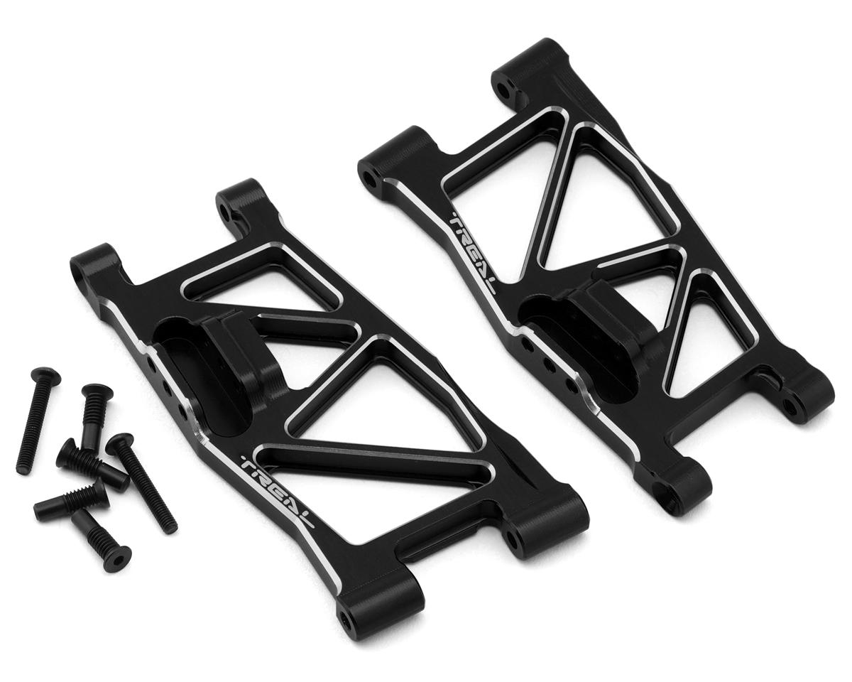 Treal Hobby Losi Hammer Rey U4 Aluminum Front Suspension Arm Set (Black) (L/R)