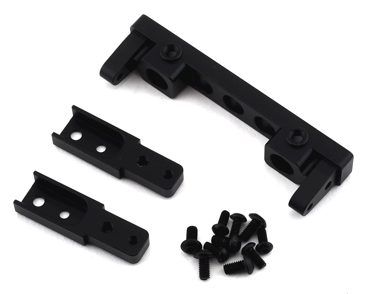SSD RC SCX10 II Aluminum Rear Bumper Mount w/Rail Extension