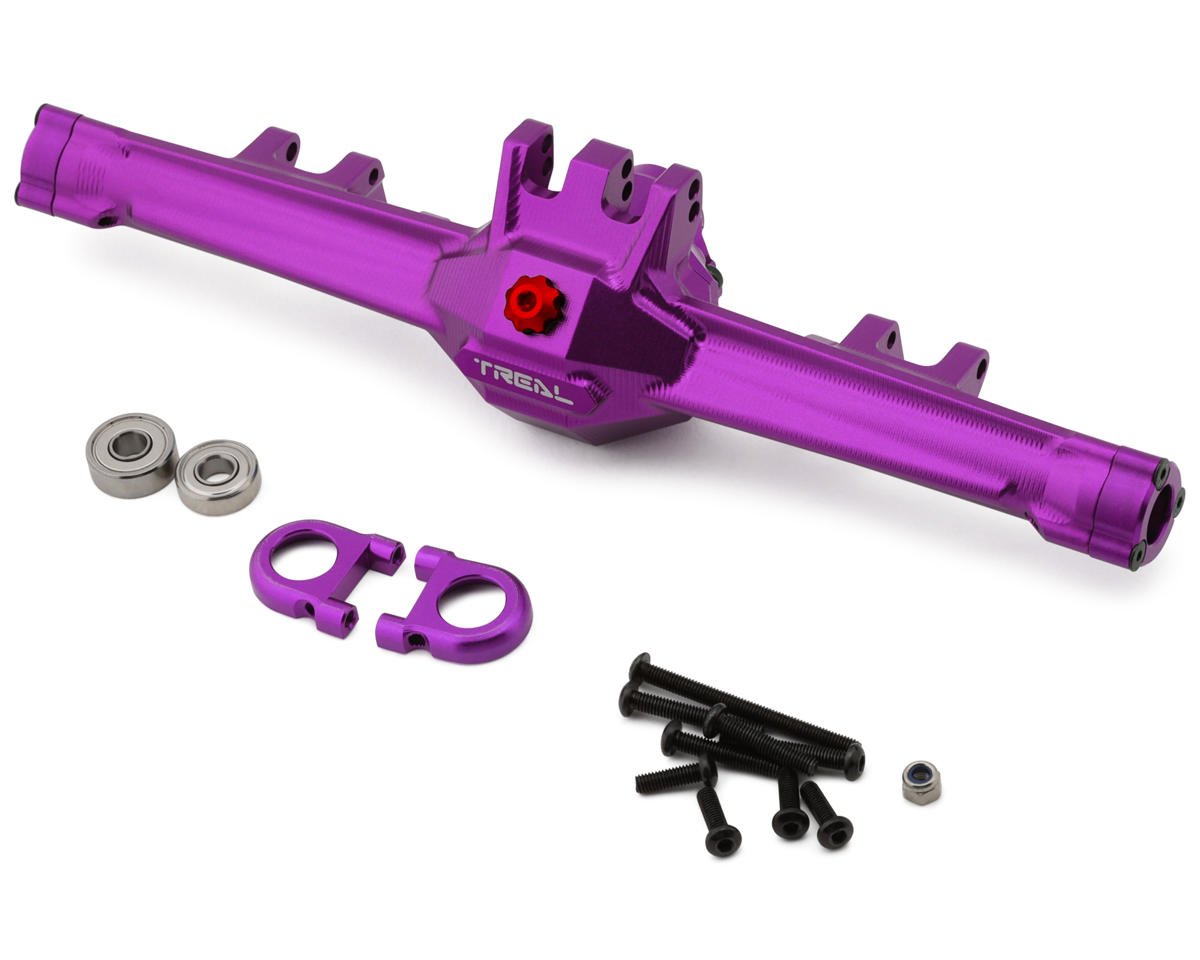 Treal Hobby Vanquish H10 Optic 7075 Aluminum Rear Axle Housing Set