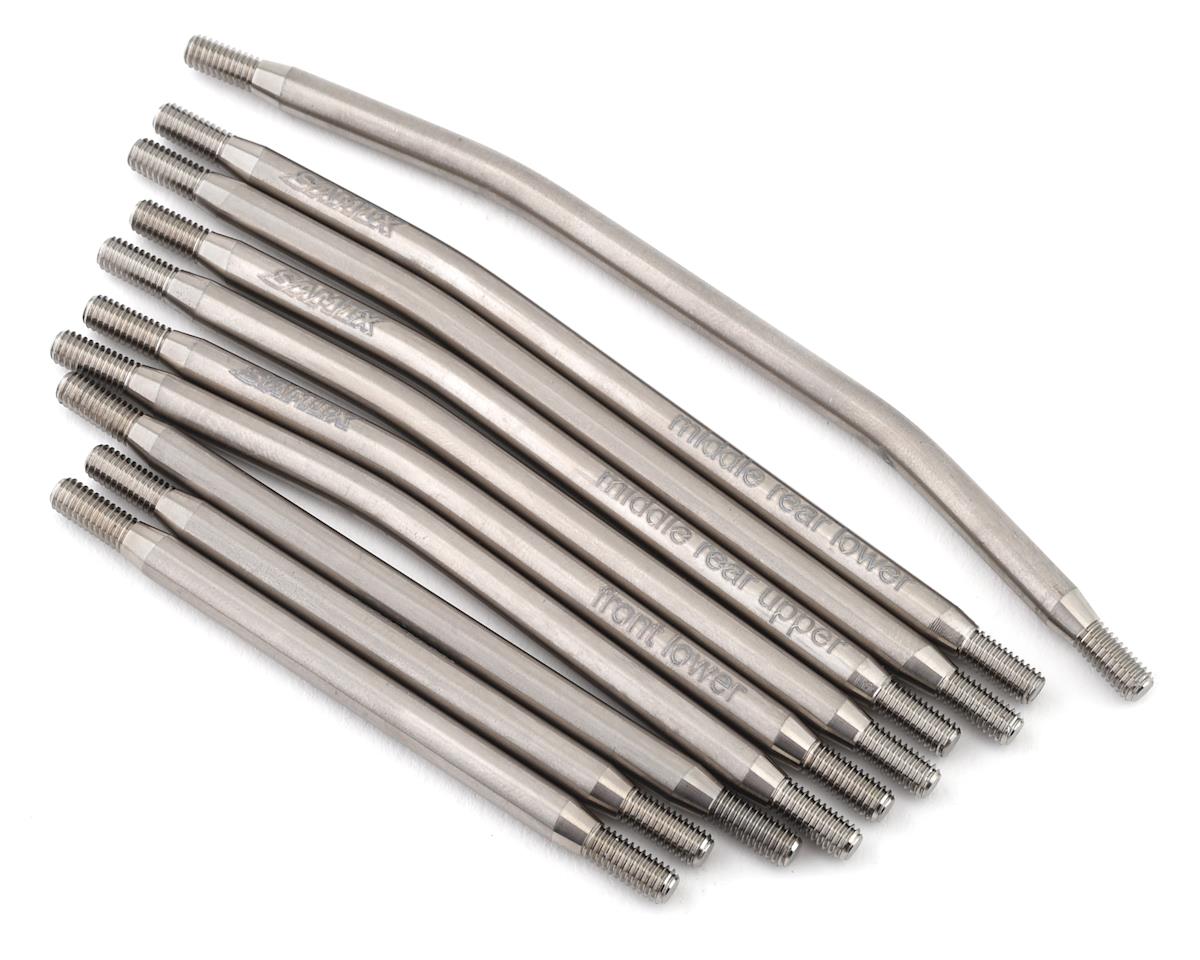 Samix SCX10 II 305mm High Clearance Titanium Link Kit (10)