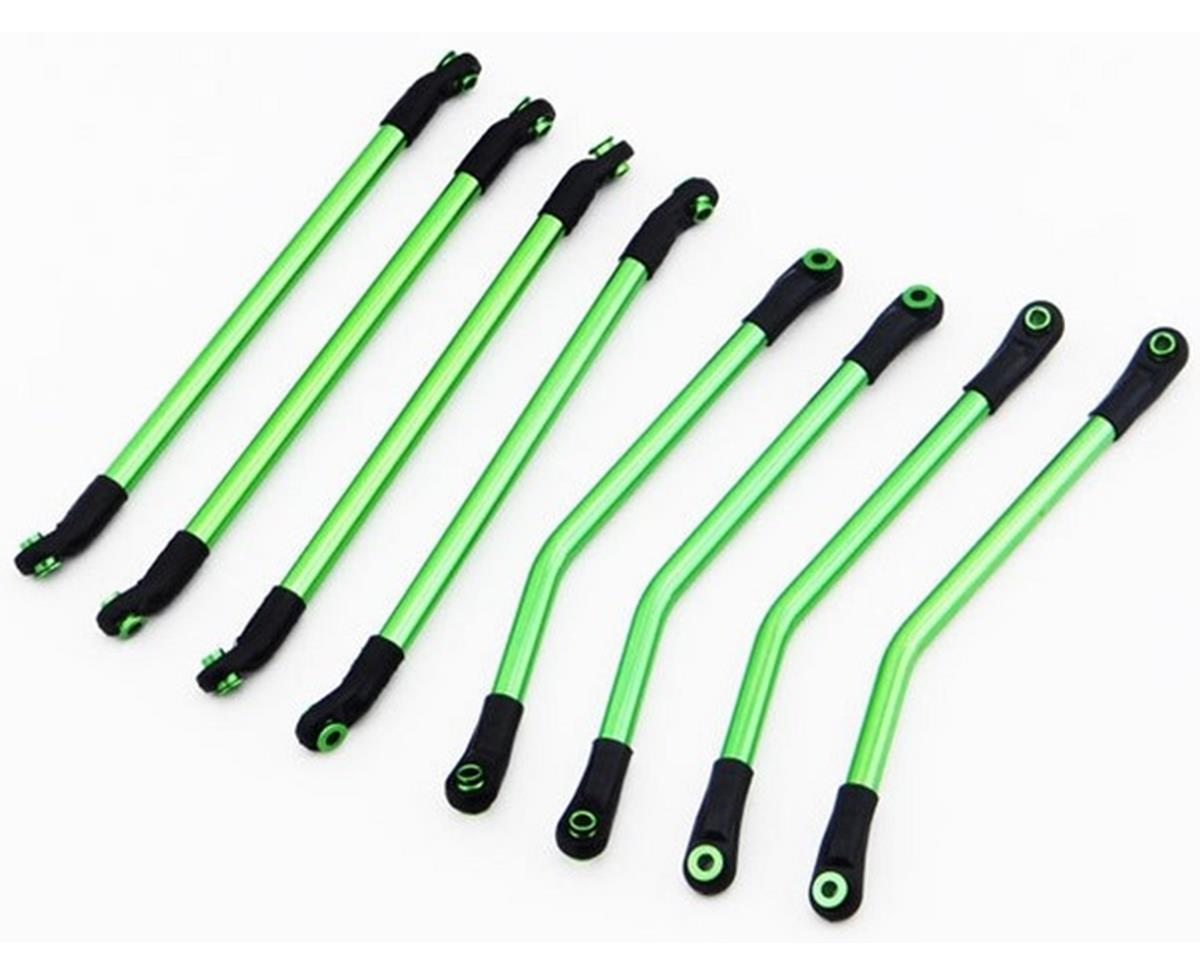 Hot Racing Aluminum Green 4-Link Set Wraith/Ridgecrest