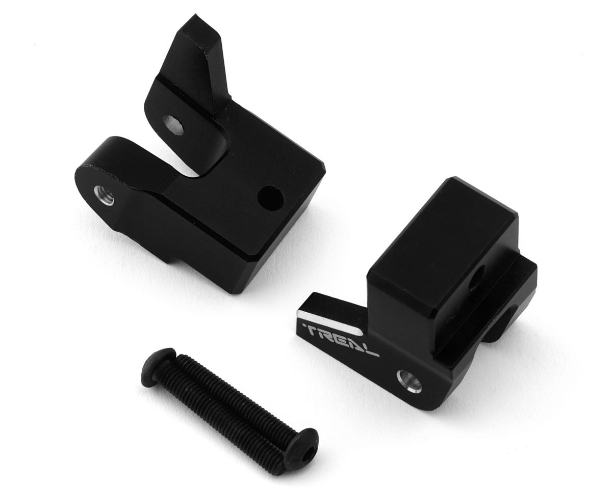 Treal Hobby Losi Hammer Rey U4 Aluminum Rear Lower Link Mount Set (Black) (2)