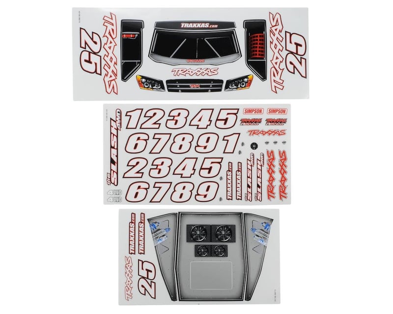 1/16 Slash Decal Sheets