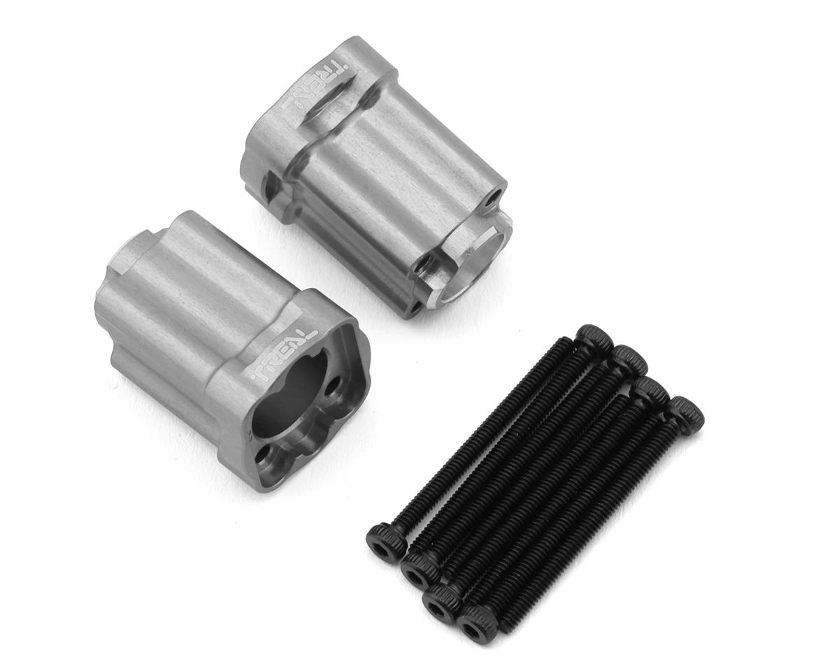 Treal Hobby Losi® Mini LMT 7075 Aluminum Rear Hub Axle Mounts (3°)