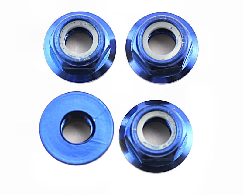 Aluminum 5 mm Nylon Lock Nuts (4)
