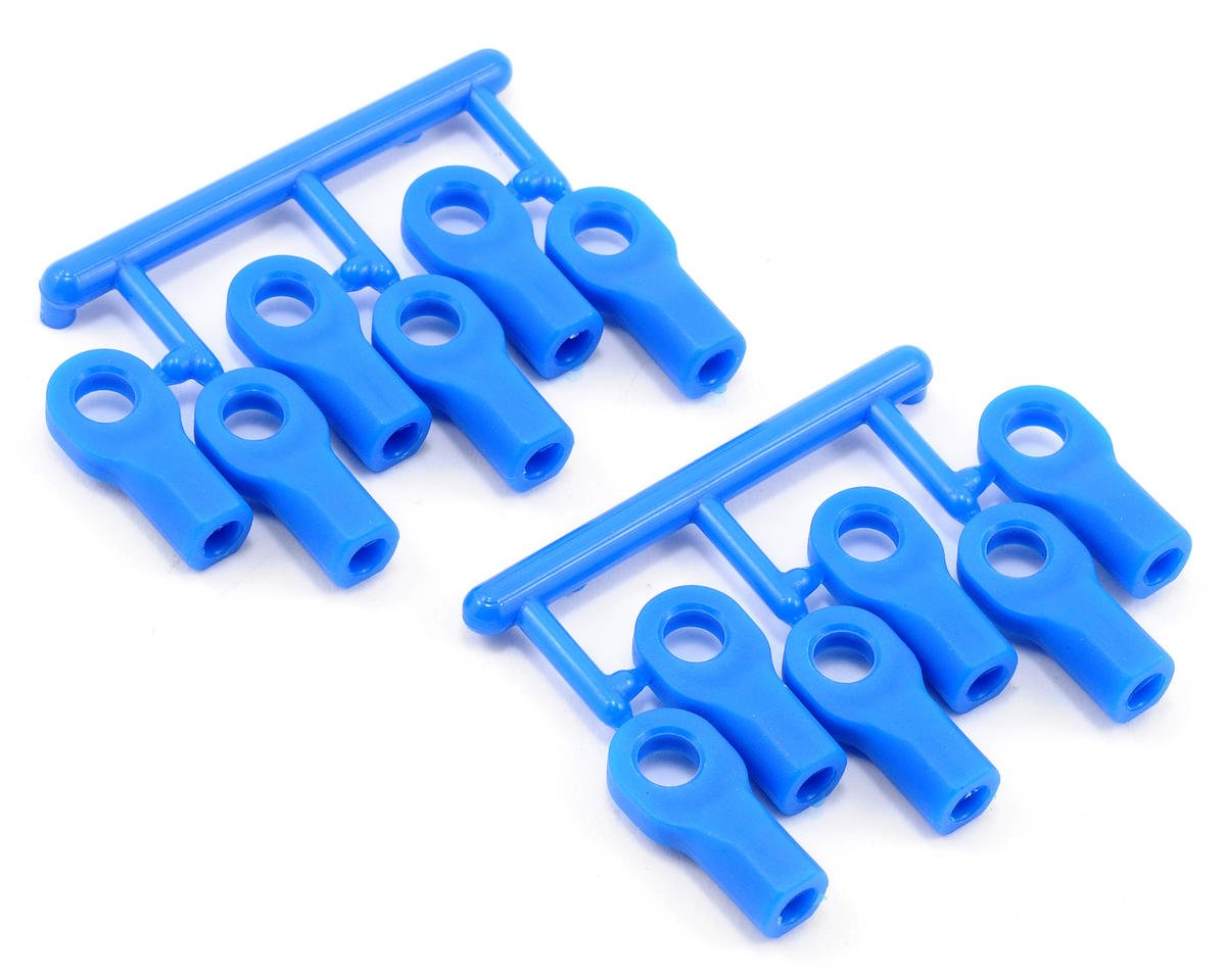 RPM Short Turnbuckle Rod End Set for Traxxas Nitro Chassis (Blue) (12)