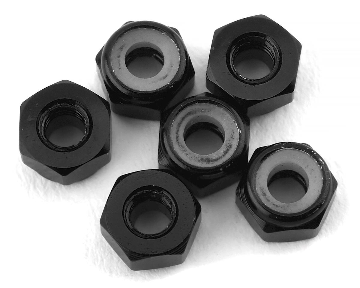 175RC Lightweight Aluminum M3 Lock Nuts (Black) (6)