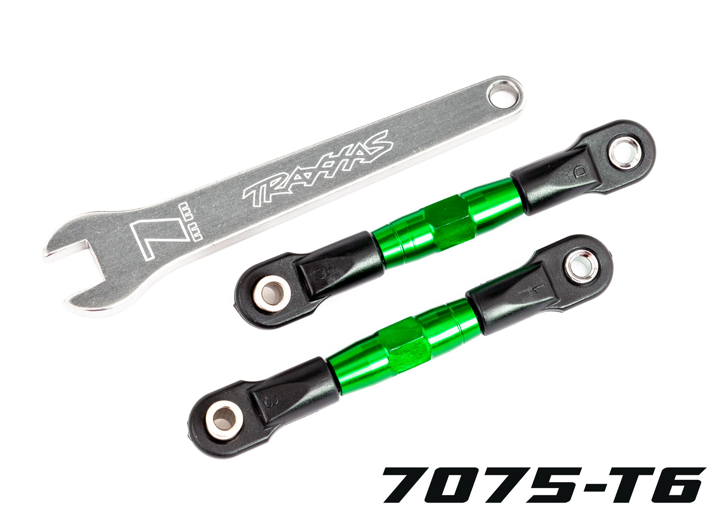 TUBES 56 mm Green Aluminum Rear Camber Links (2)