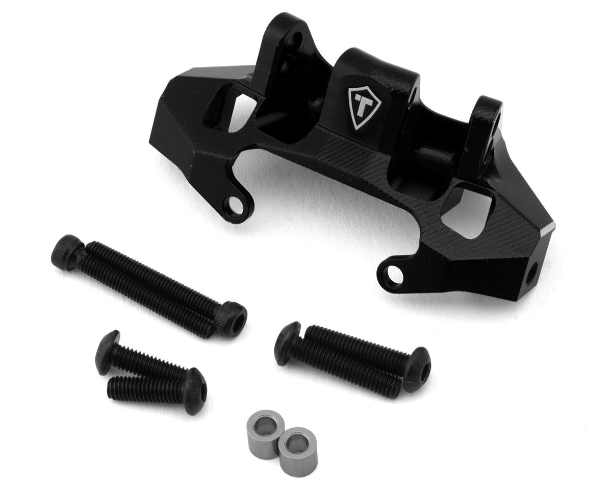 Treal Hobby Axial Capra CNC Aluminum Rear Upper Link Riser Mount (Black)