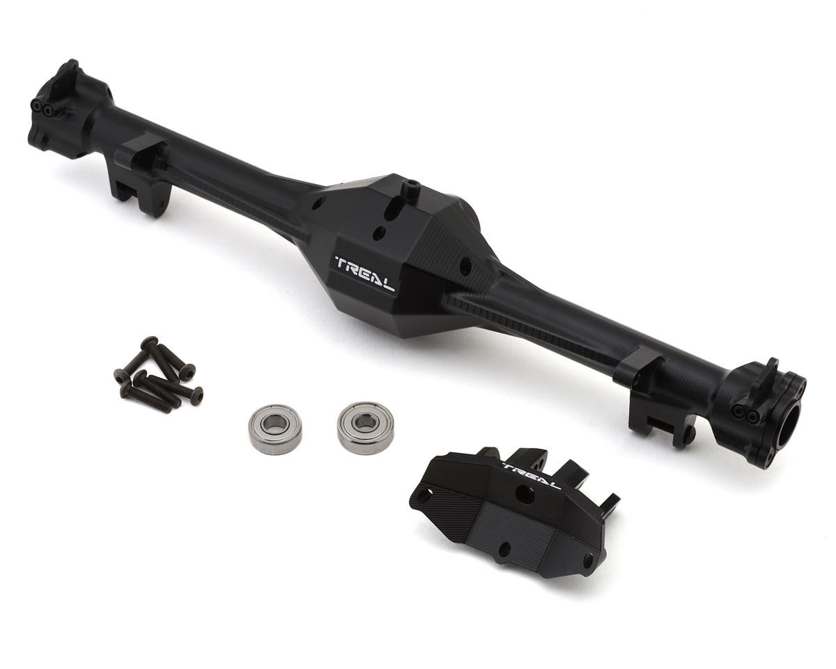 Treal Hobby Losi® Hammer Rey™ U4 Aluminum Rear Axle Housing (Black)