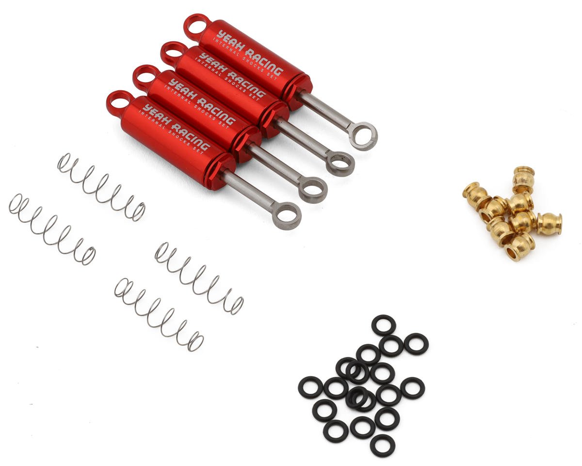 Yeah Racing Aluminum Oil-Filled Internal Spring Shock Set for Traxxas® TRX-4M®