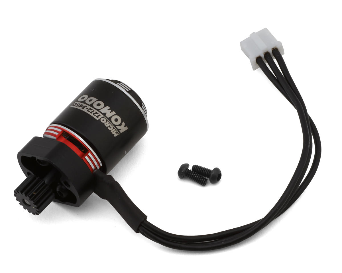 Furitek FMS FCX24 Micro Komodo Brushless Motor w/Steel Pinion Gear (3450kV)