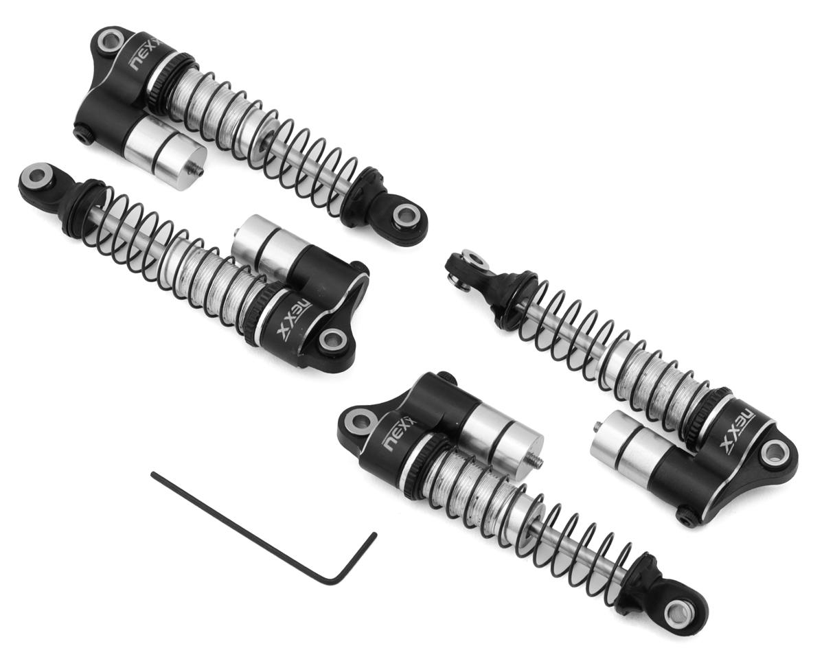 NEXX Racing Reservoir Aluminum Threaded Oil-Filled Shocks for Traxxas TRX-4M