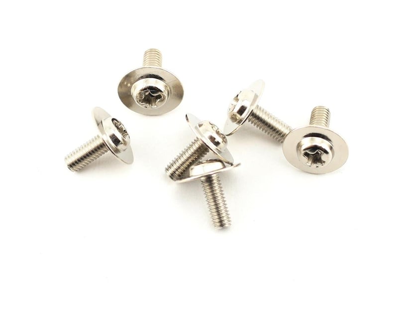 Large Washer-Head Machine Screws 3x8 mm (6)