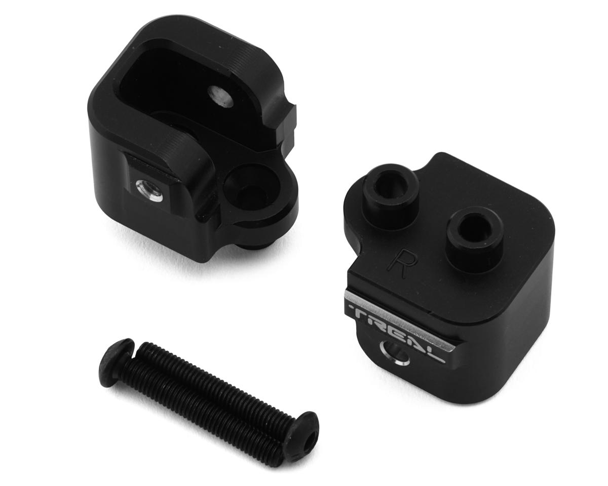 Treal Hobby Losi Hammer Rey U4 Aluminum Rear Upper Link Mount Set (Black) (2)