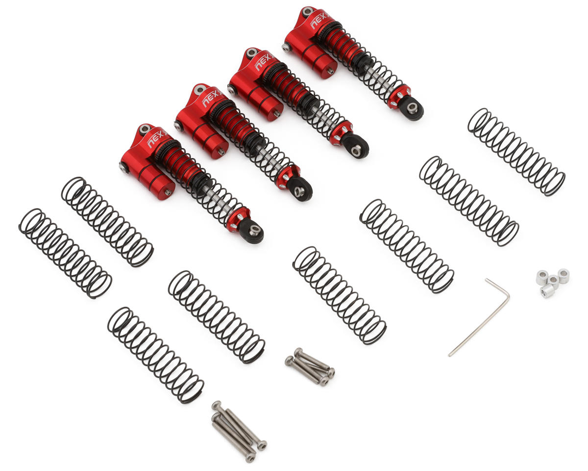 NEXX Racing Redcat MT-18 59mm Aluminum Oil-Filled Reservoir Shocks