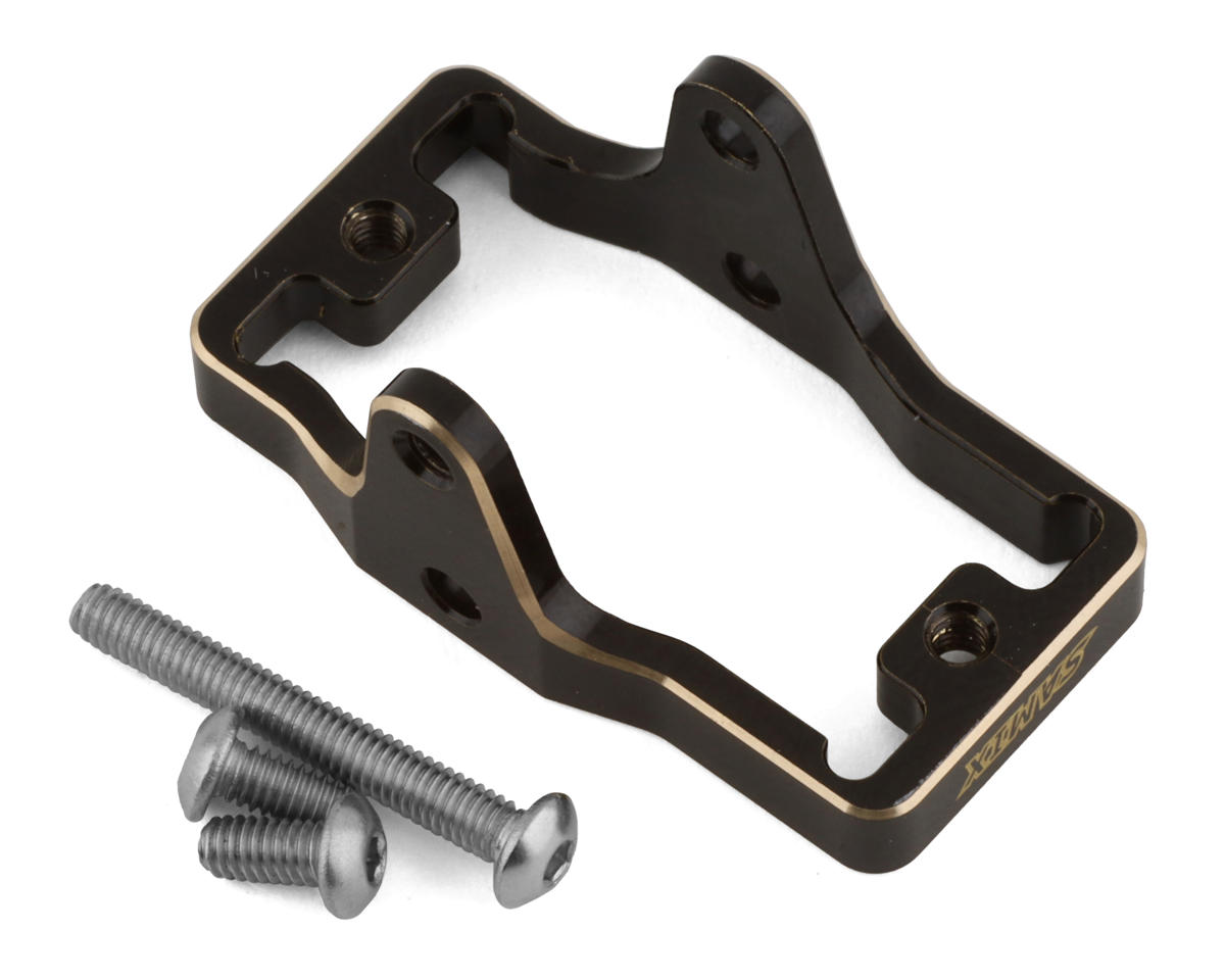 Samix Brass Servo Mount for Traxxas TRX-4M (Black) (11g)