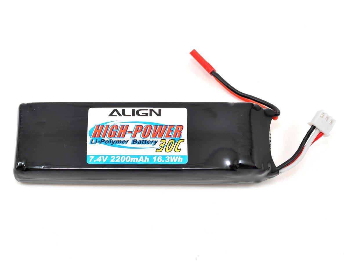 Align 2S1P LiPo Receiver Battery 30C (7.4V/2200mAh)
