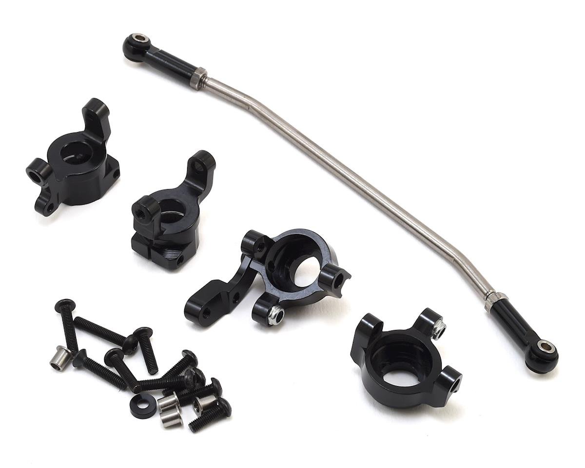 Hot Racing Axial SCX10 II Aluminum C-Hub & Knuckle Set (Black)
