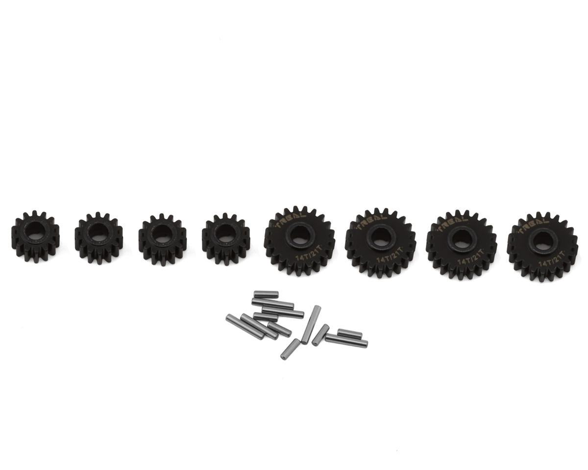 Treal Hobby FCX24 Hardened Steel Portal Drive Gears (14T/21T)