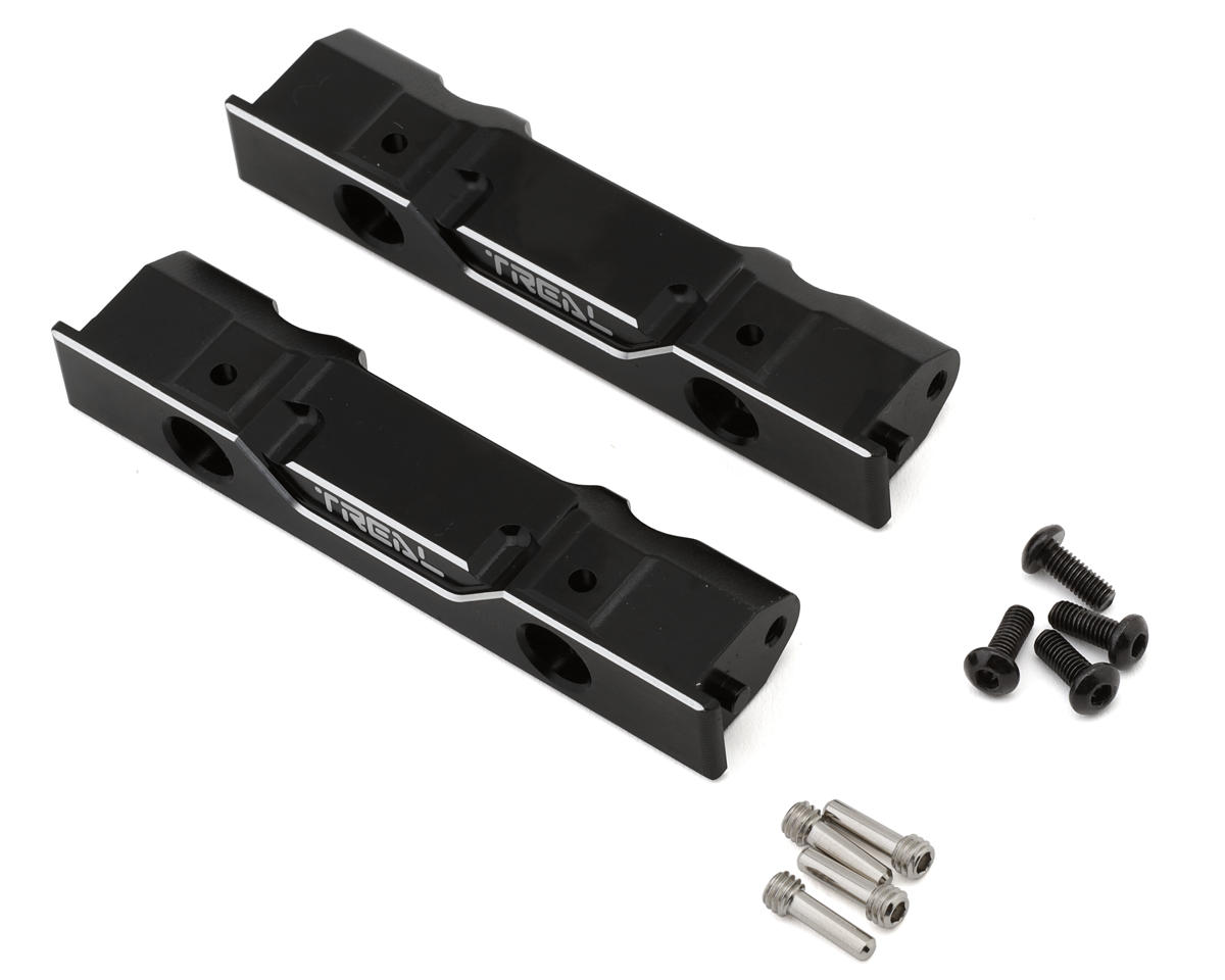 Treal Hobby SCX10 Pro 7075 Aluminum Front & Rear Bumper Mount Set