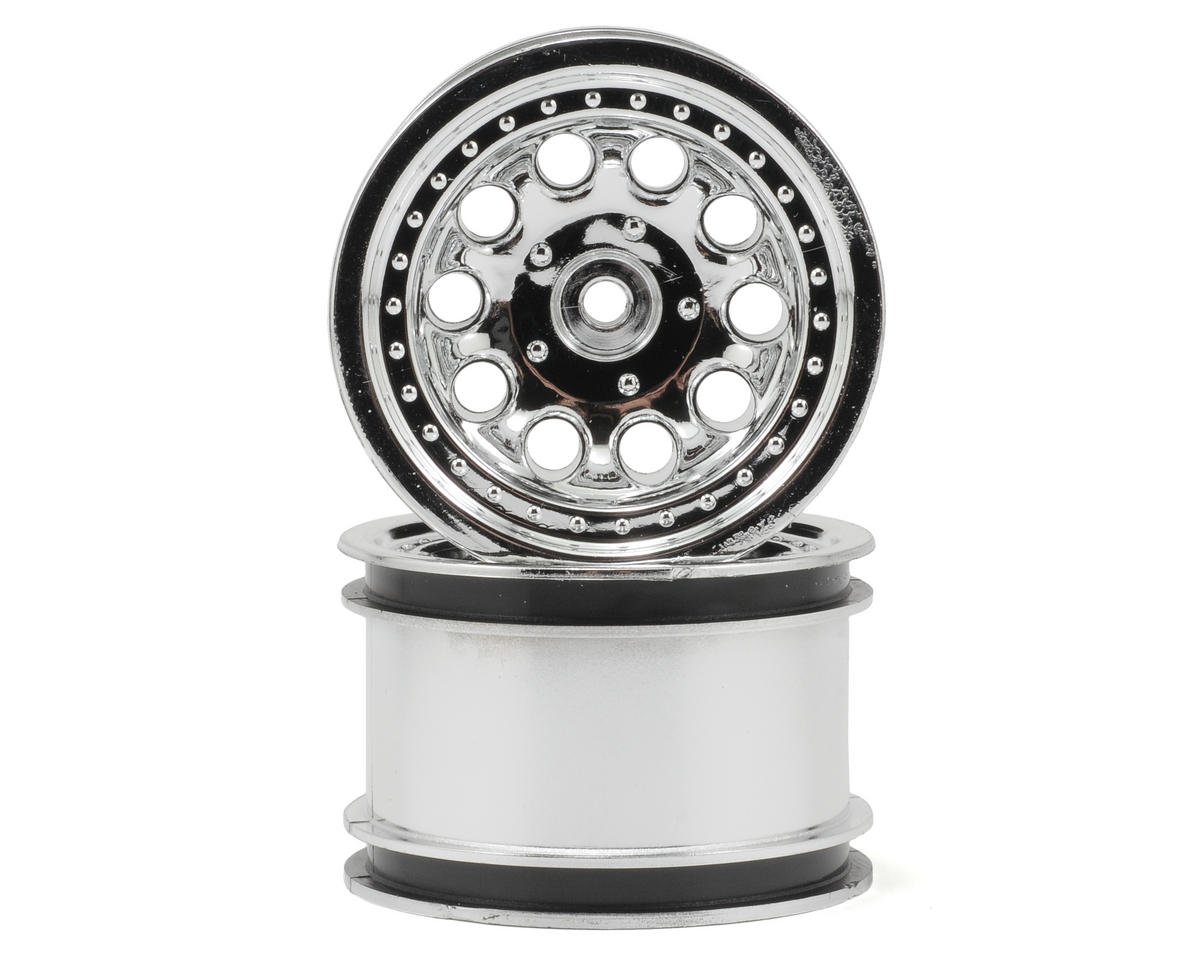 RPM Revolver 2.2" Rock Crawler Wheels (2) (Chrome) (Narrow Wheelbase)