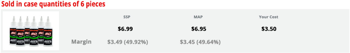 50-wt (600 cSt) Silicone Shock Oil (2 fl.oz)