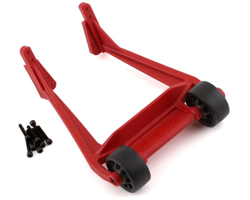 Assembled Red Wheelie Bar w/ Hardware