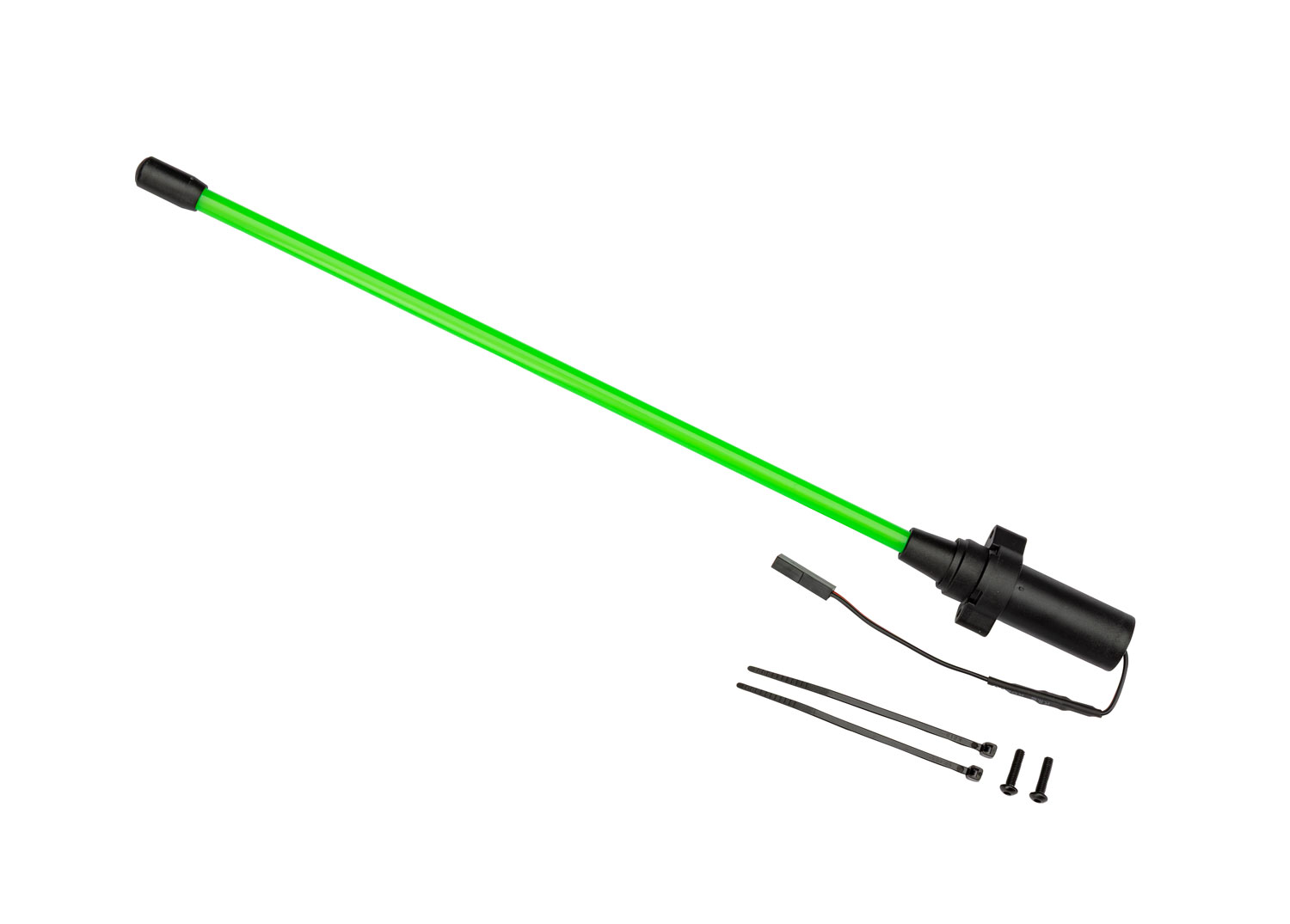 Green LED Whip Light w/ Flex-Tech Mount