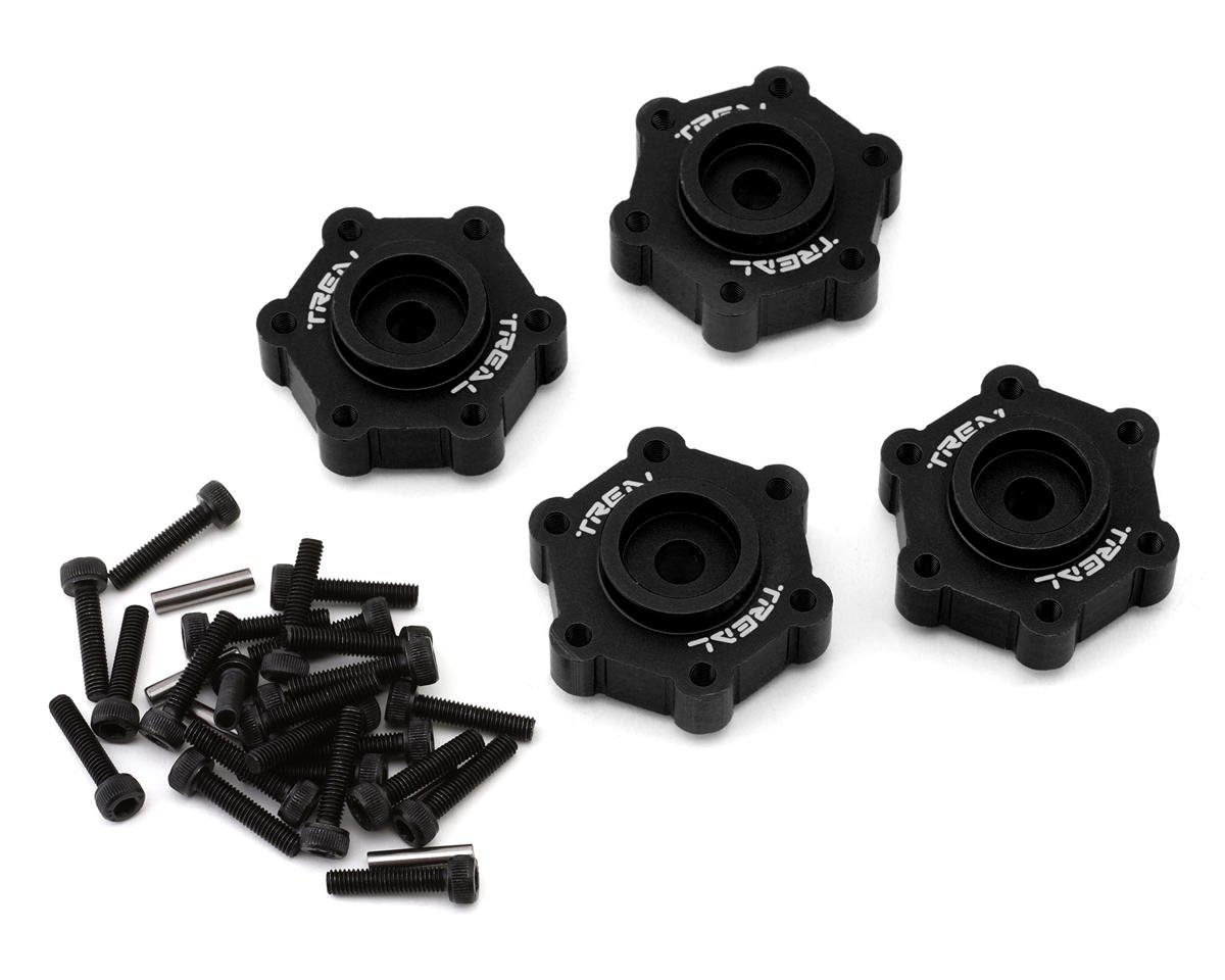 Treal Hobby Losi LMT Aluminum Wheel Hub Spacer (Black) (4) (+0mm)