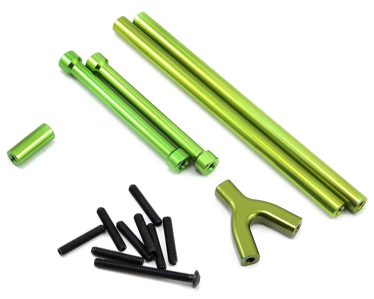 ST Racing Concepts SCX10 Aluminum Front & Rear Upper Suspension Link Set (Green)