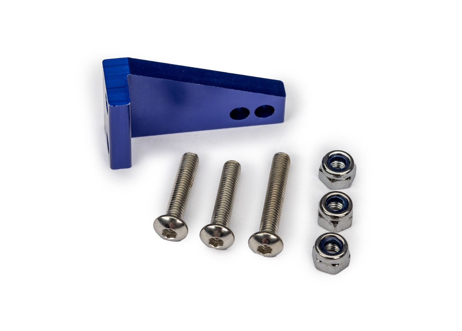Blue Aluminum Rudder Arm & Hardware