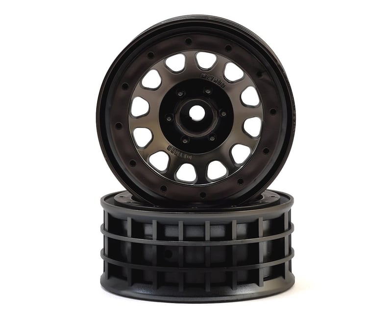 2.2" Black Chrome Beadlock Method Wheels (2)