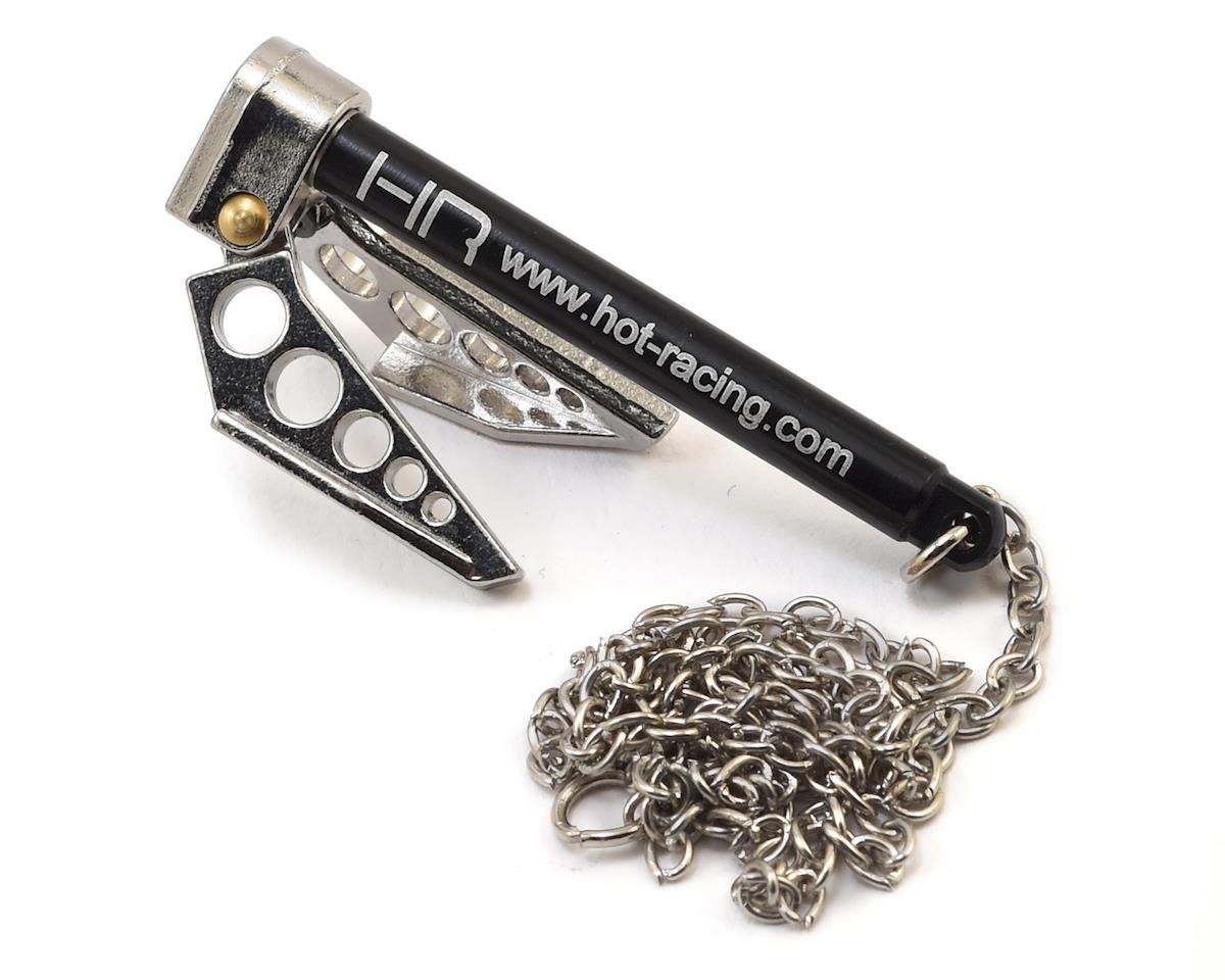Hot Racing 1/10 Scale Portable Fold Up Winch Anchor (Silver/Black)