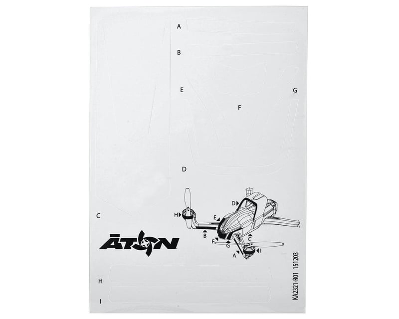 White High-Visibility Aton Decals