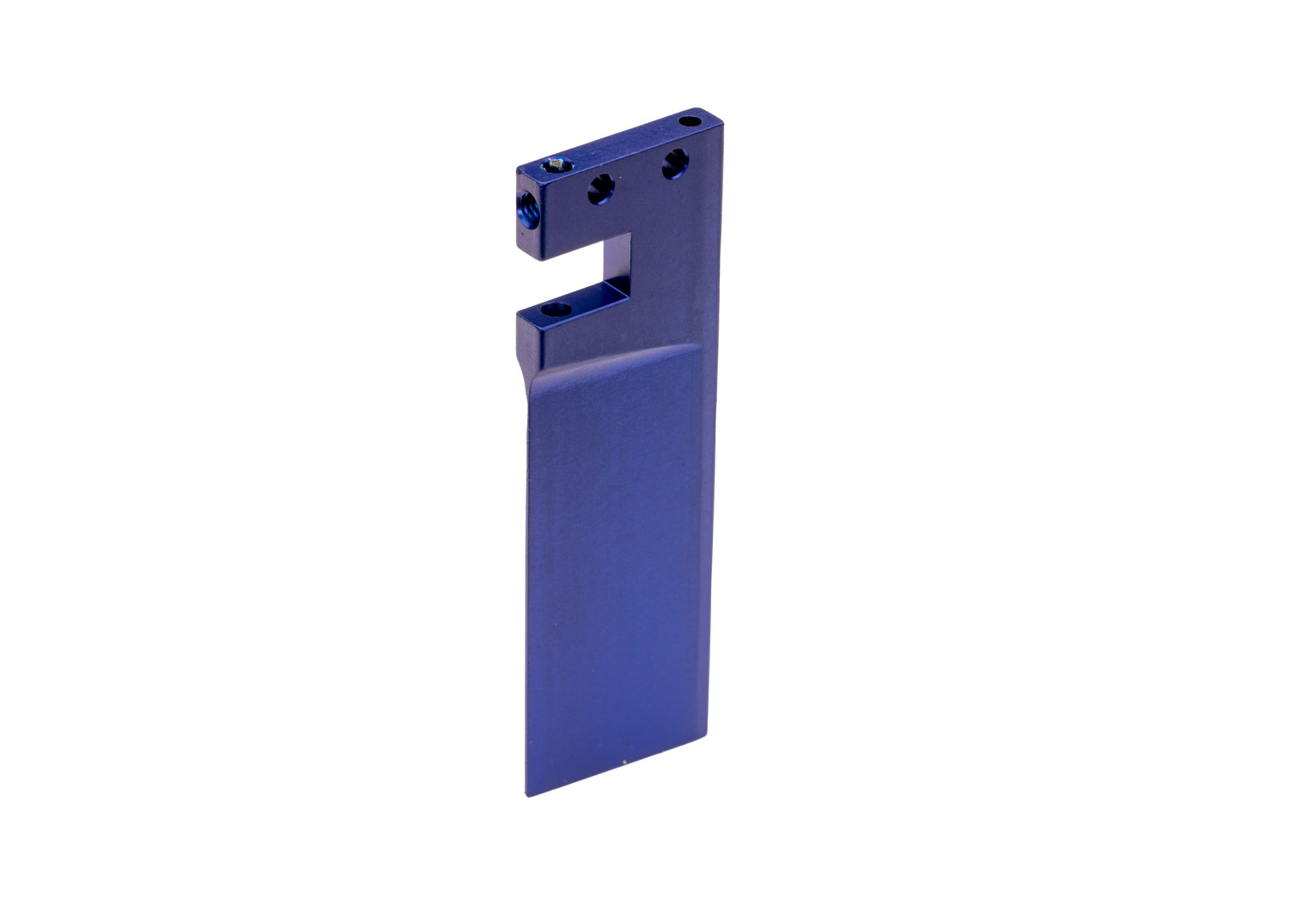 Blue Aluminum 80 mm Rudder