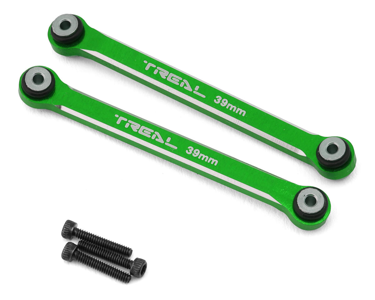Treal Hobby Axial SCX24 Aluminum 4-Link Conversion (Green) (2) (39mm)