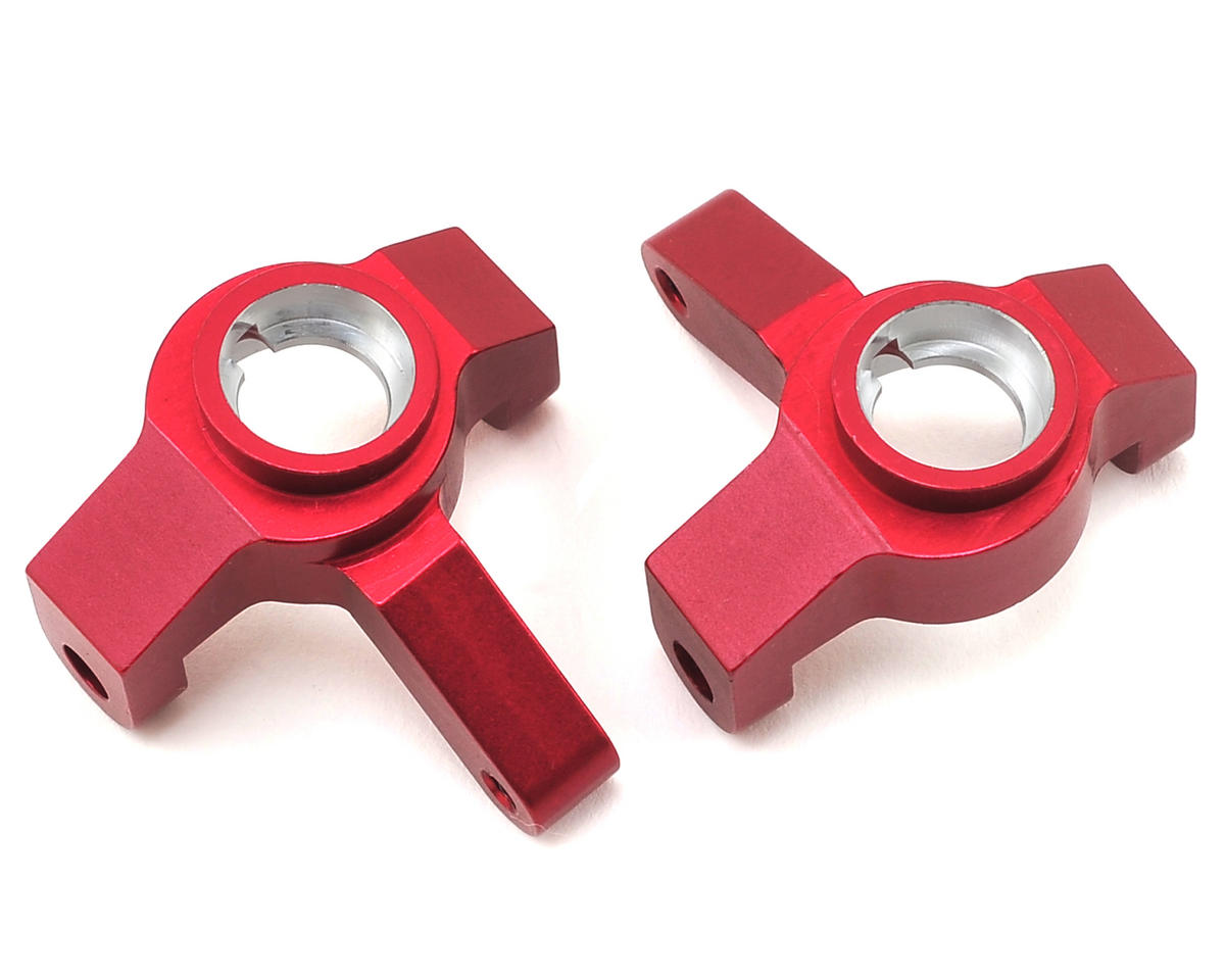 ST Racing Concepts SCX10 II Aluminum Steering Knuckles (Red)